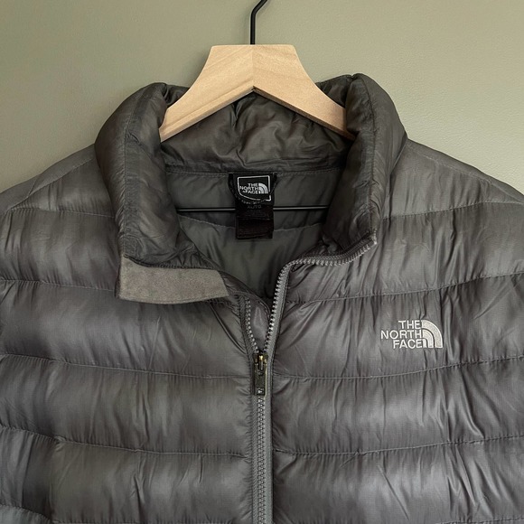 The North Face Puffer Coat Grey Size XL 700 Fill Parka Warm Comfortable Classic - Picture 11 of 16